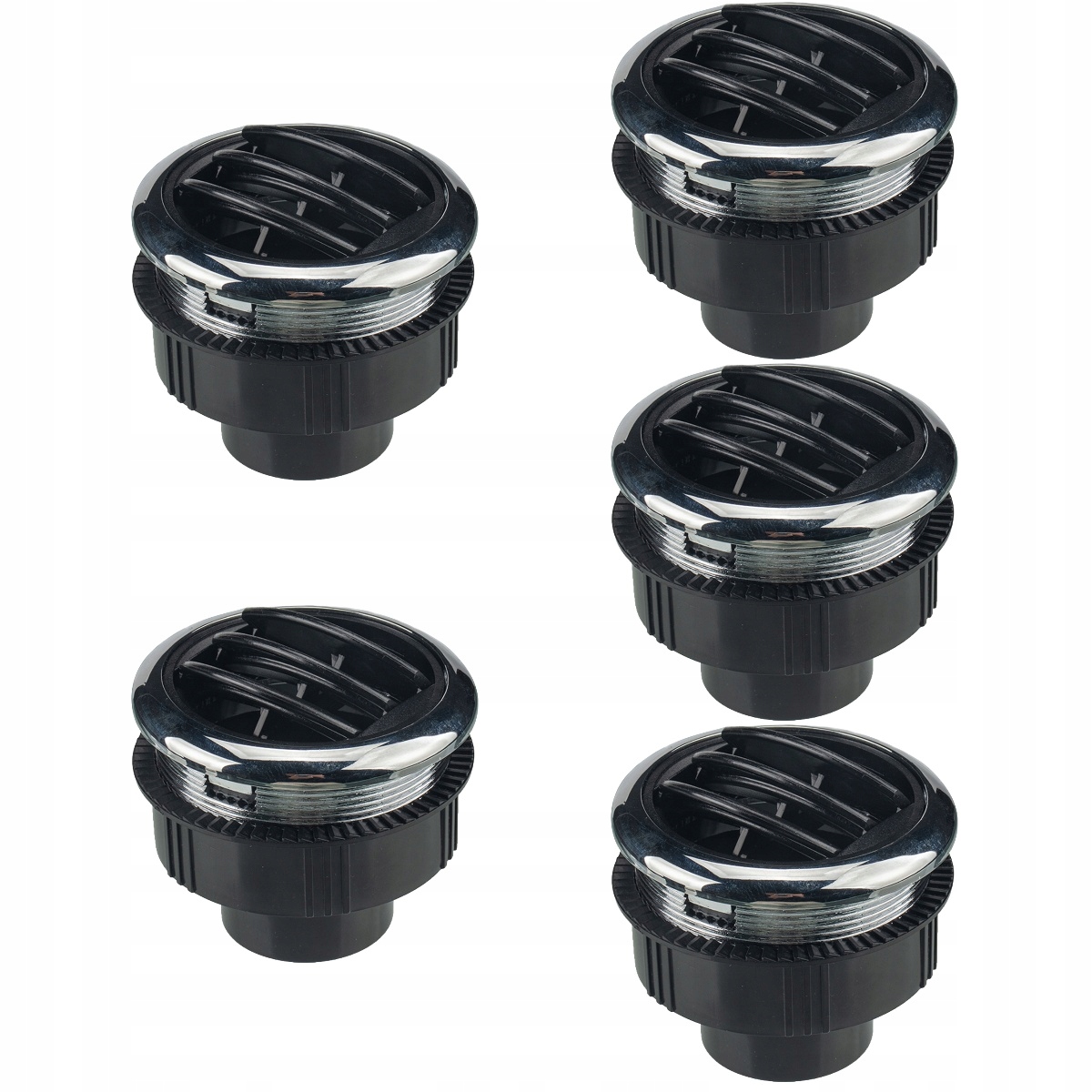 Przełącznik samochodowy Ac Rv Klimatyzator Okrągły Vent 5 SZT