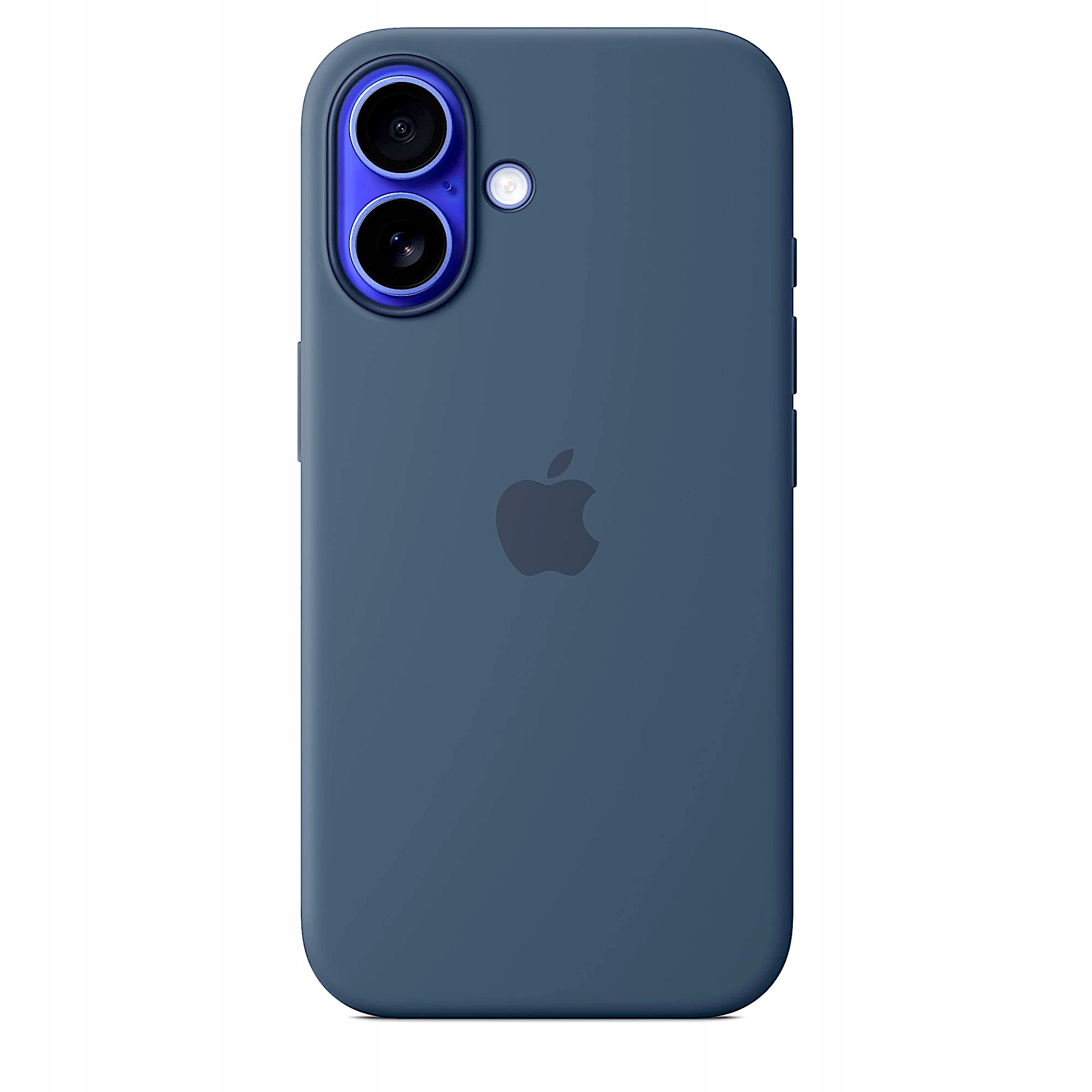 Silikonové pouzdro na iPhone 16 Džínové Kryt Silicone Case Denim