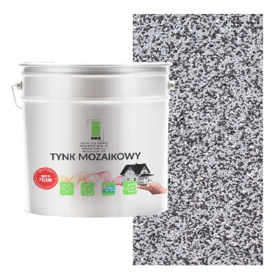 Mozaiková Omítka Šedá Marmolit Klasa 1 Mozaika 7 kg Polský Výrobce