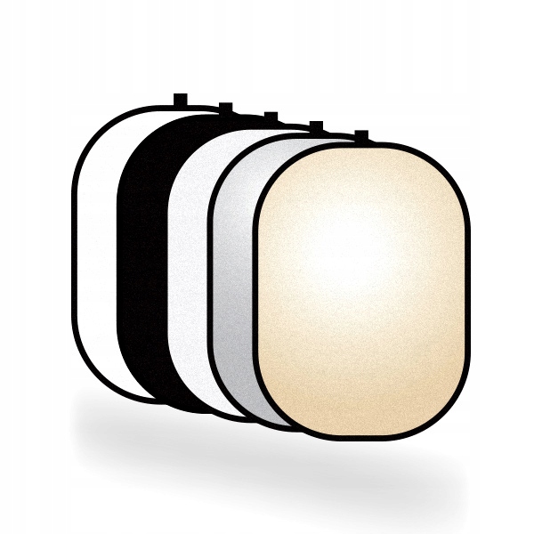 Zestaw fotograficzny blenda owalna 60x90 5 kolorów statyw uchwyt Model CGR-HOLDSET-60X90-5G