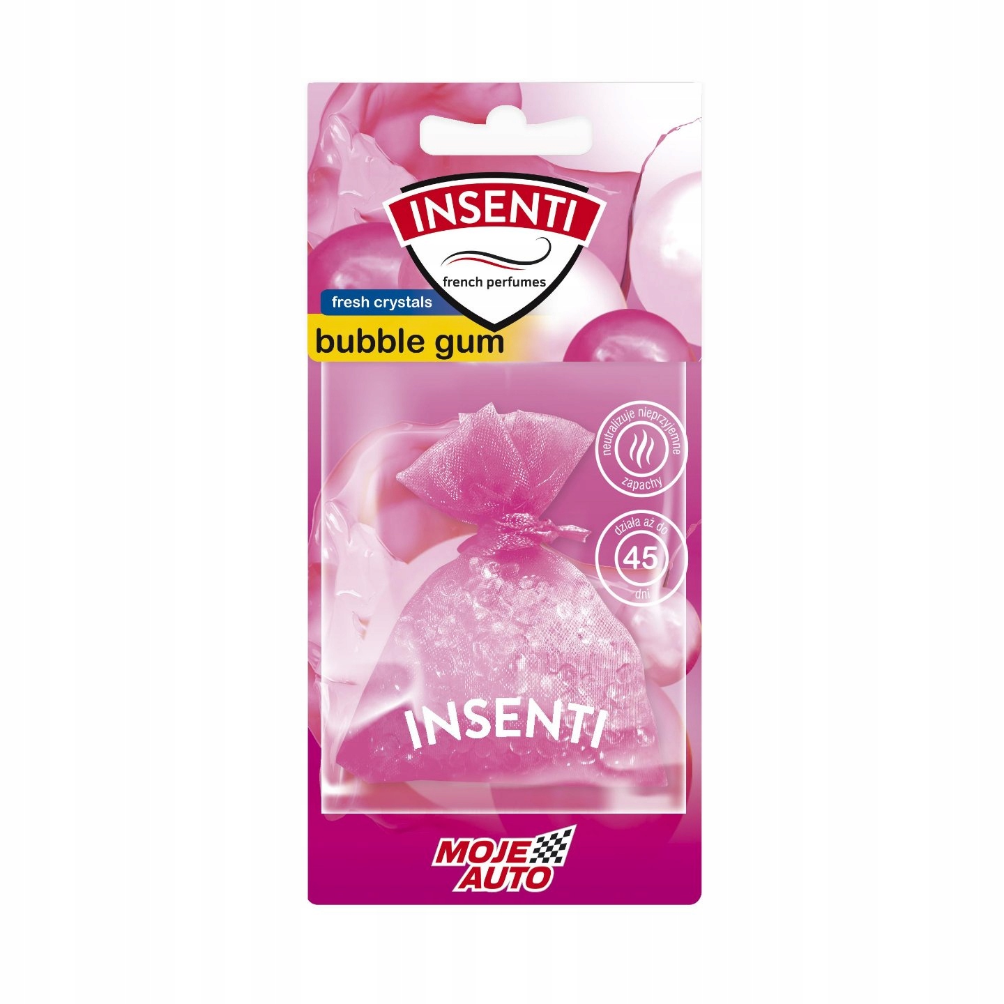 

Zapach w Woreczku Moje Auto Insenti Bubble Gum