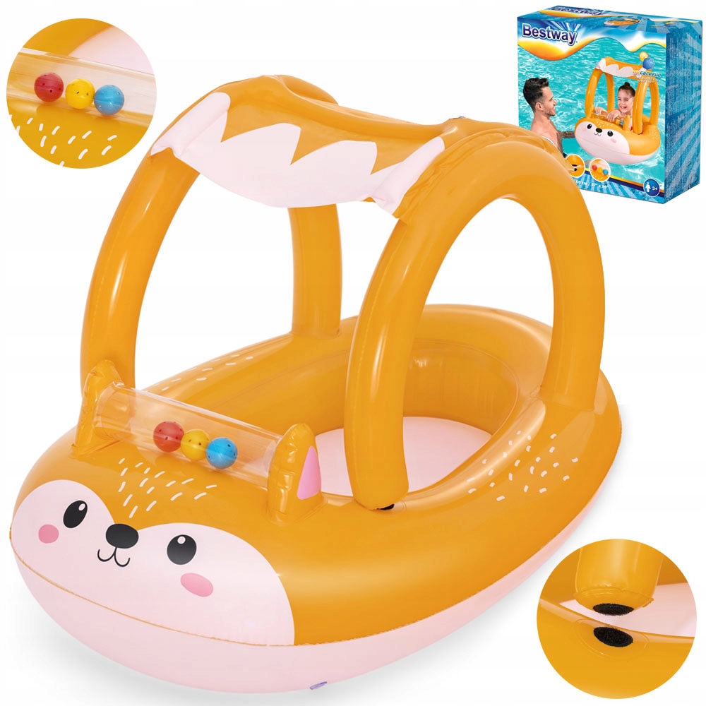 

Bestway Ponton łódka z daszkiem Lisek 94 cm 34168