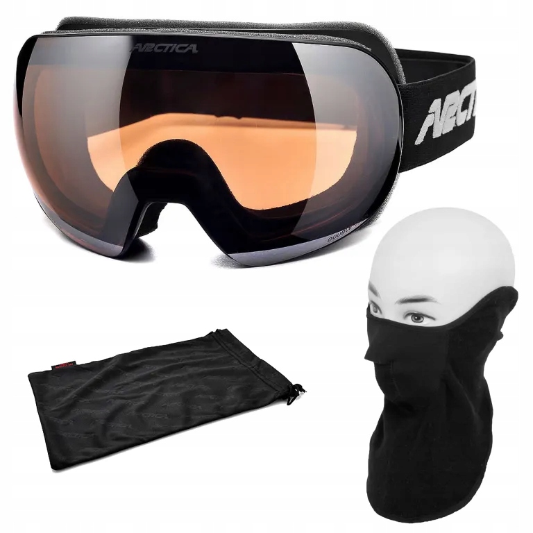 Arctica G104A Lyžařské brýle snowboardové, oranžové, rozjasňující
