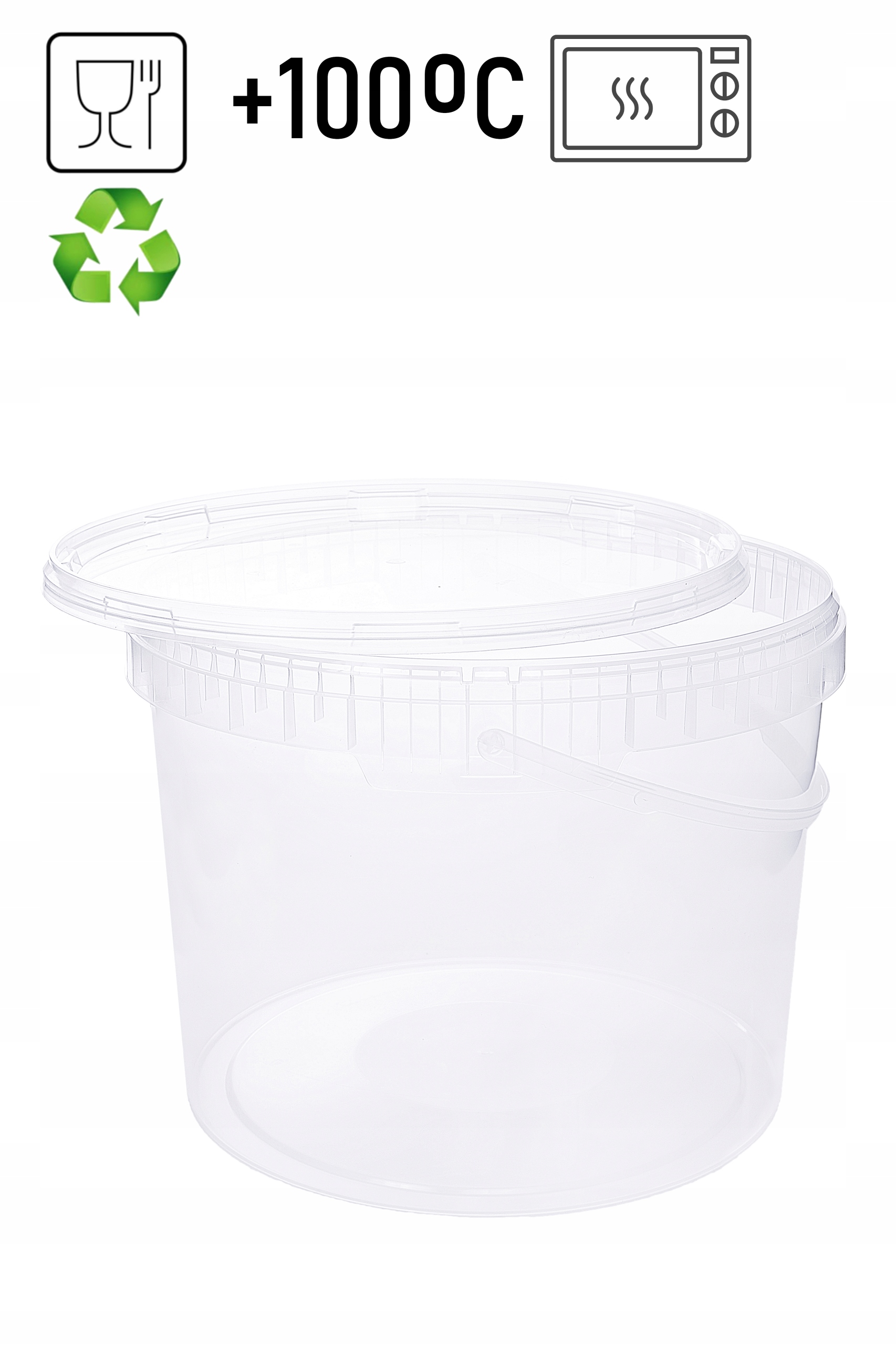 

Wiadro plastikowe z pokrywą 5 Litr na Żywność!