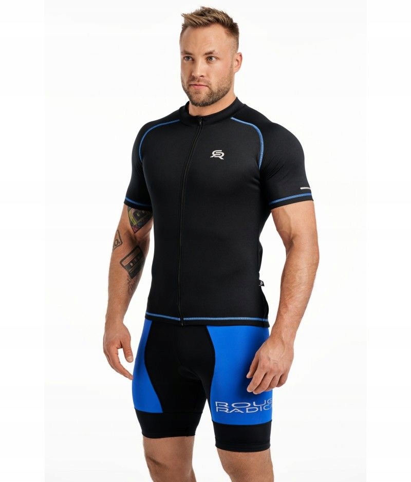 Niebieski komplet rowerowy Radical Cross SX XXL