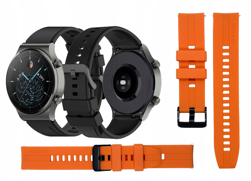 

Opaska Do Huawei Watch Gt 2 3 GT2 Pomarańczowa 22
