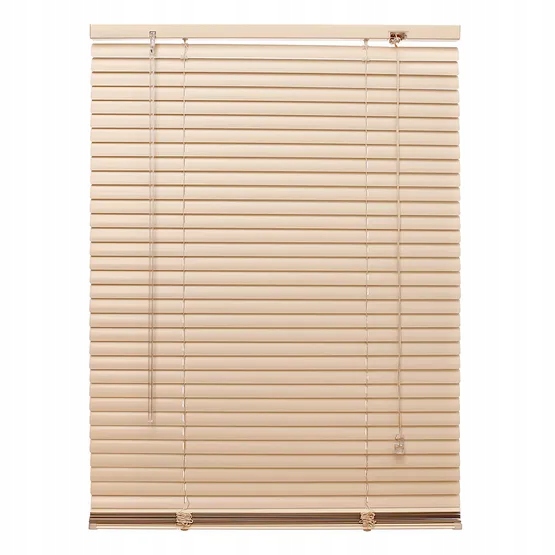 

Żaluzja aluminiowa 25 mm na okno 130x130 Kremowy