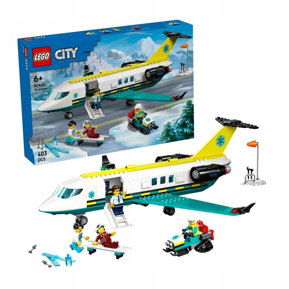 Lego(r) Město 60465 Letadlo Záchranné Služby