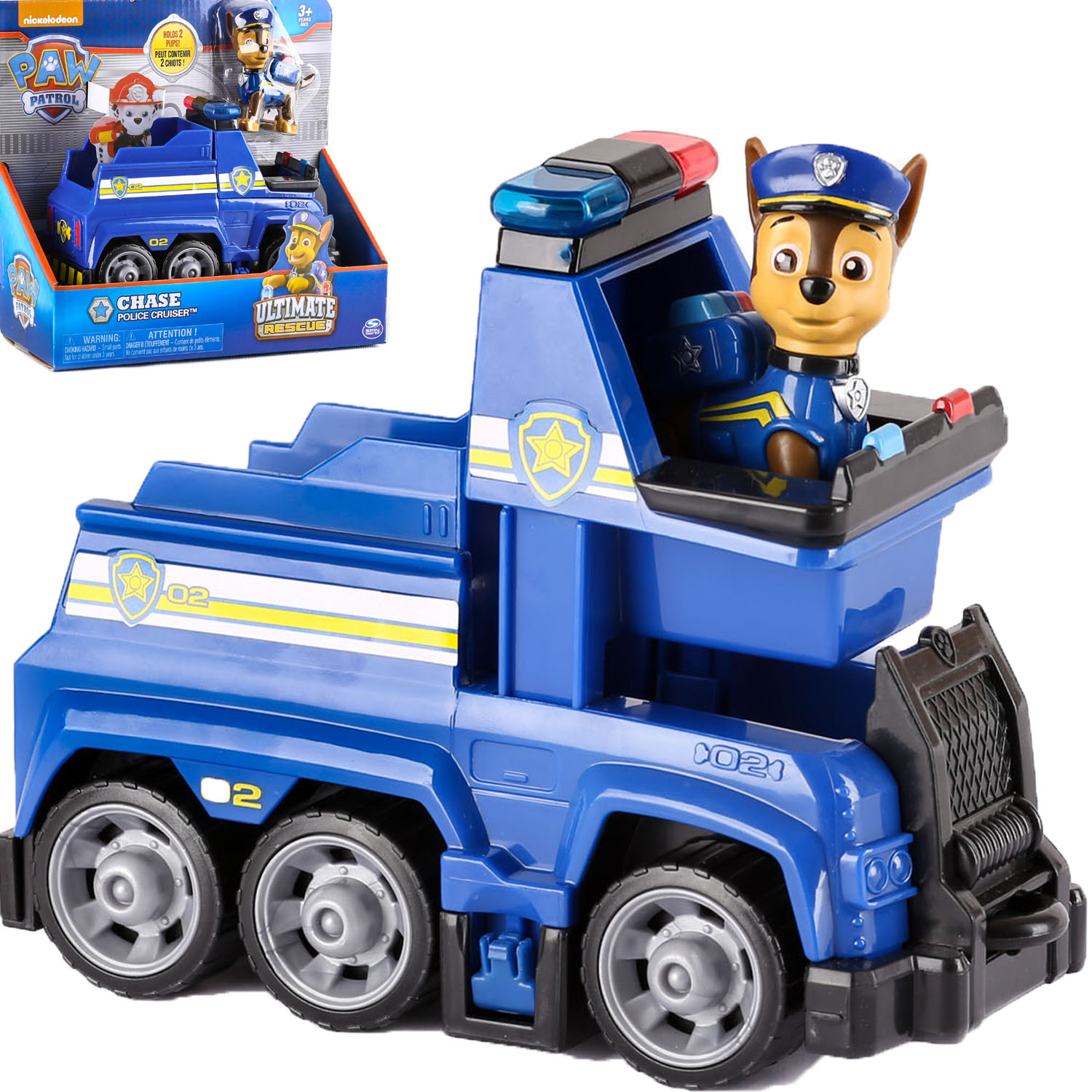 СОБАЧИЙ ПАТРУЛЬ ULTIMATE RESCUE ПОЛИЦЕЙСКАЯ МАШИНА +ФИГУРКА ЧЕЙЗ