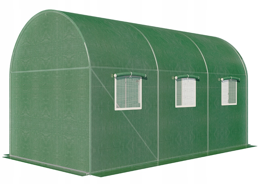 FOLIA NA TUNEL OGRODOWY FOLIOWY POSZYCIE SZKLARNIA FOLIAK 3,5x2 m Zielona Stan opakowania oryginalne