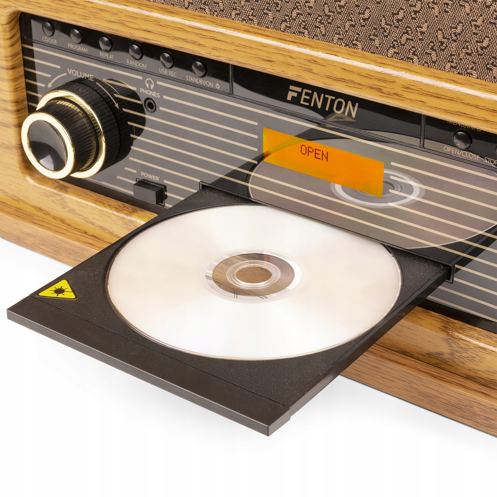 Wielofunkcyjny Gramofon BT DAB+FM USB CD kasetowy Model Memphis