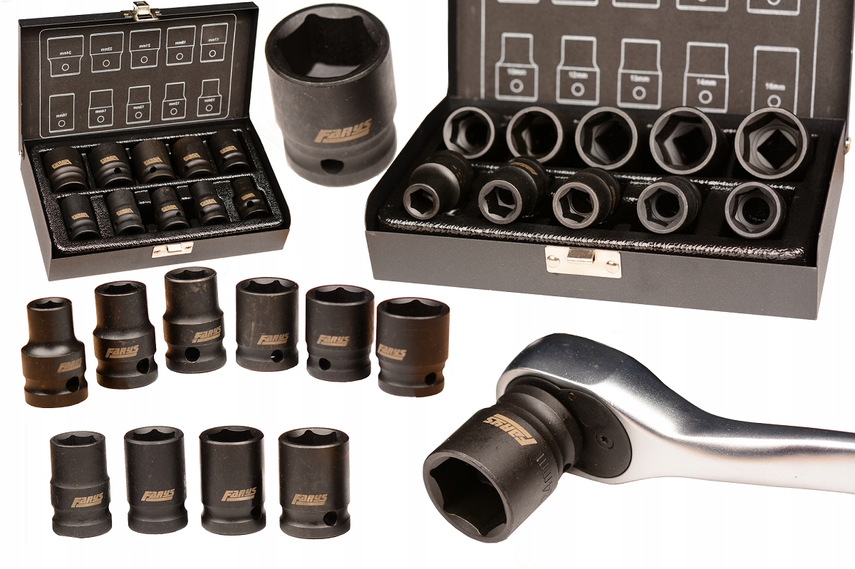 ZESTAW NASADEK UDAROWYCH KRÓTKIE NASADKI UDAROWE Marka Farys