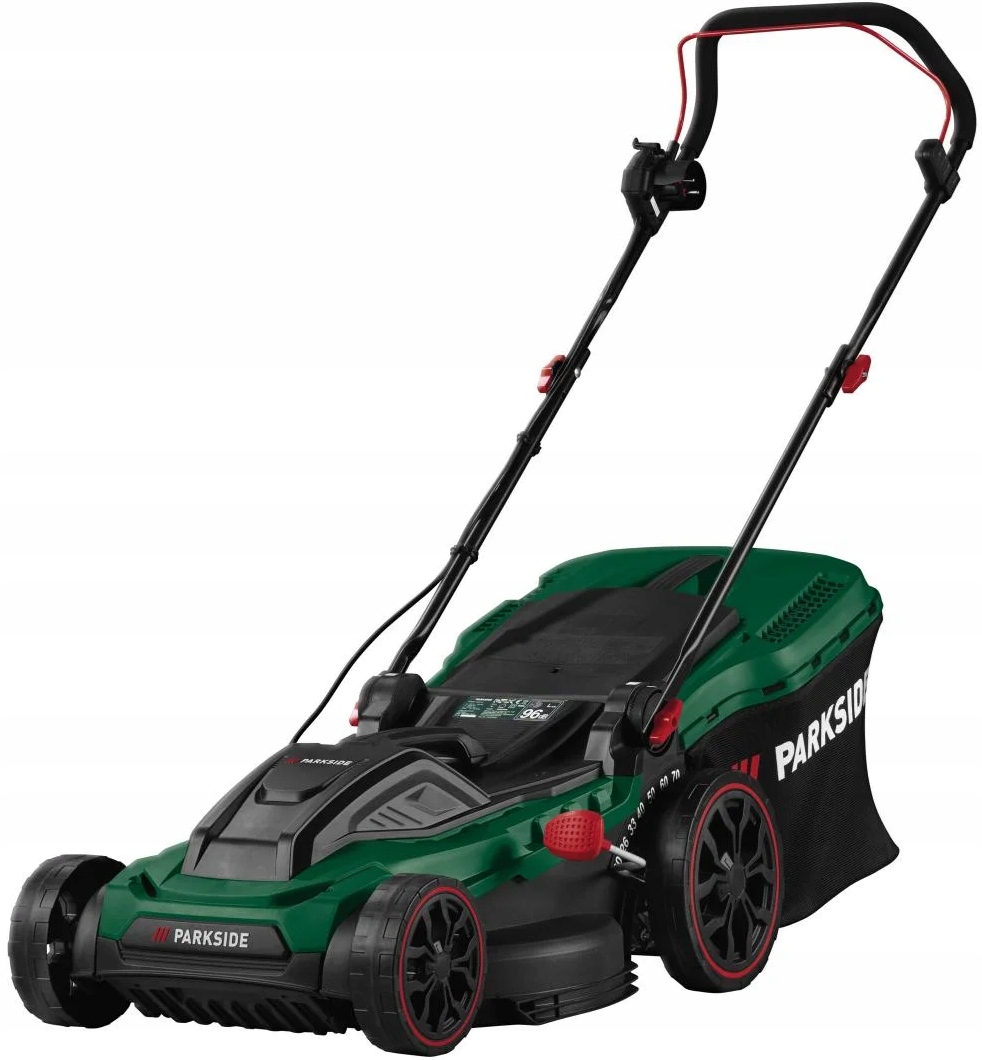 Elektrická Kosačka Na Trávu S Reguláciou Parkside Perm A1 1800W Kôš 55 L