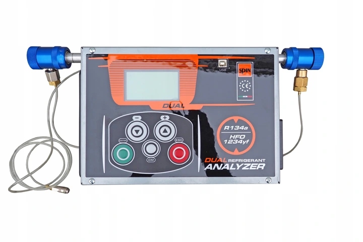 Analizator gazu czynnika R1234yf, R134a z drukarką Spin Cechy dodatkowe drukarka