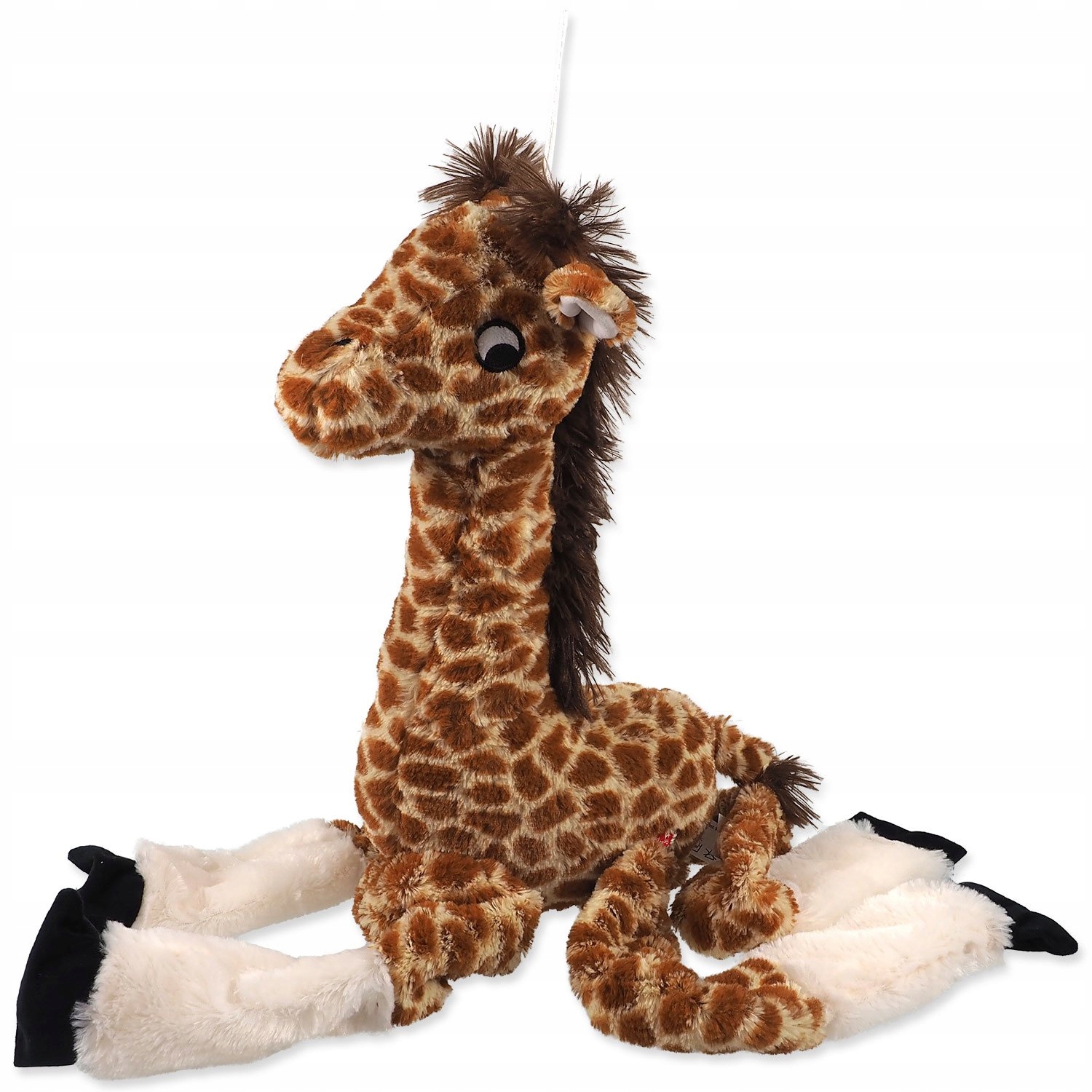 Levně Hračka pro psy Rustling Jumbo šustící a pískací žirafa 90 cm