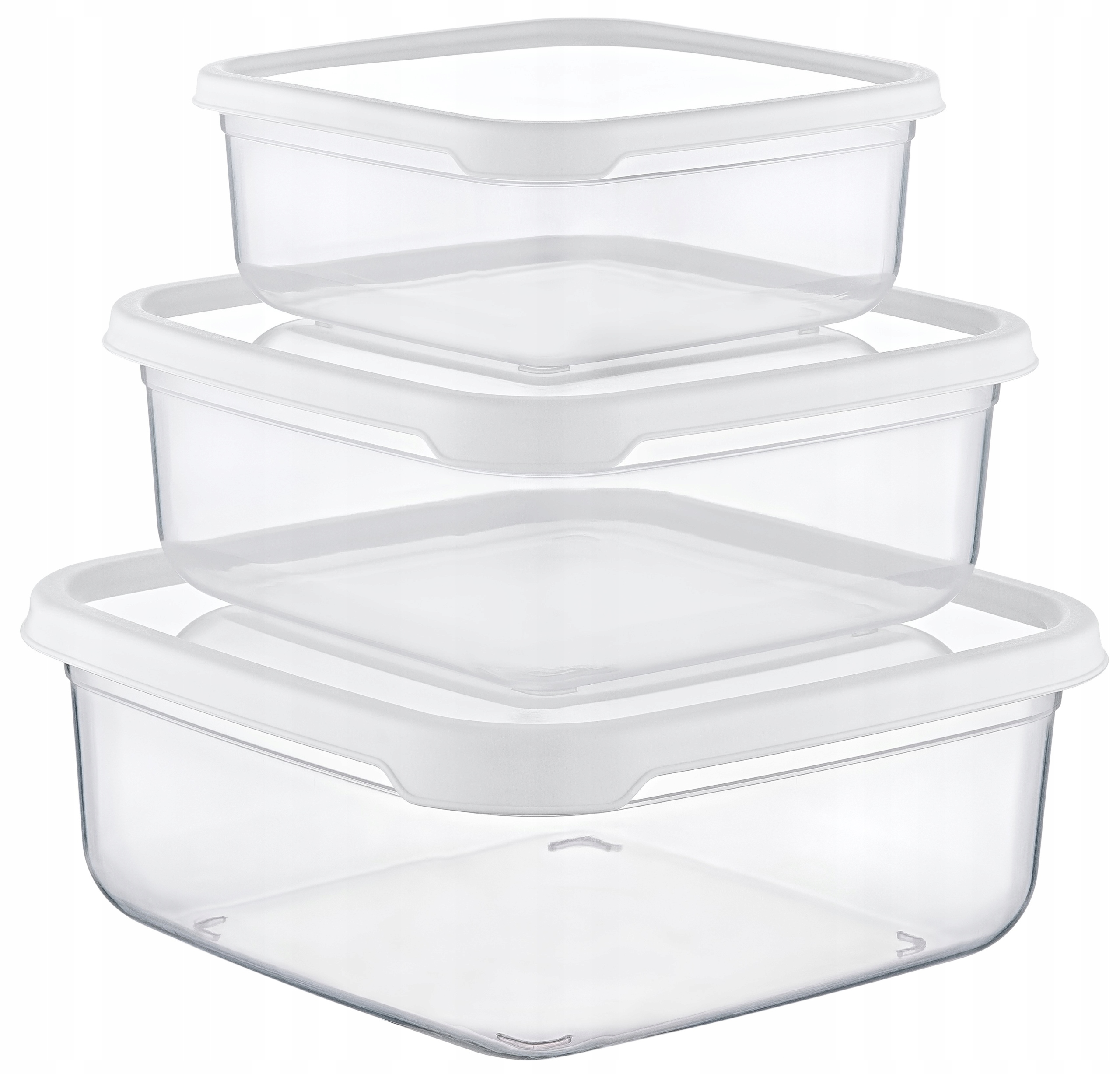 

Komplet 3 pojemników na żywność lunch Bpa Free