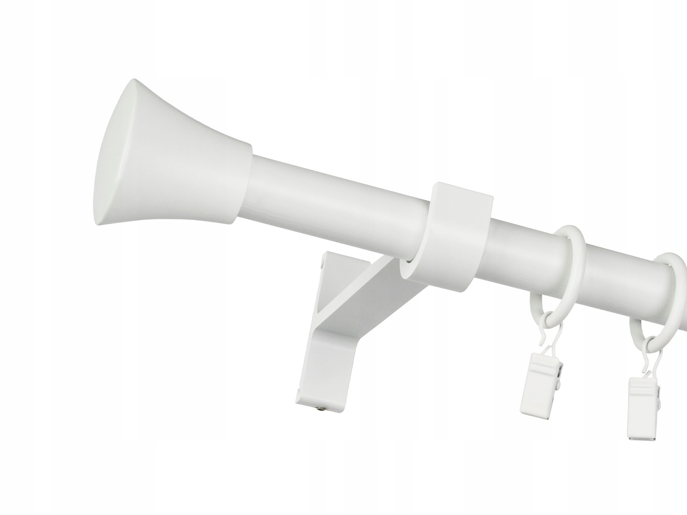 

Nowoczesny karnisz pojedynczy 19 mm Tazza 240 cm