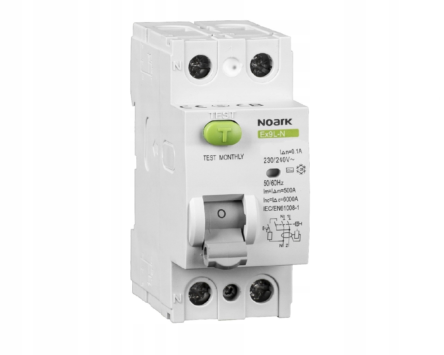 

Wyłącznik różnicowoprądowy 2P 40A 30mA 108315