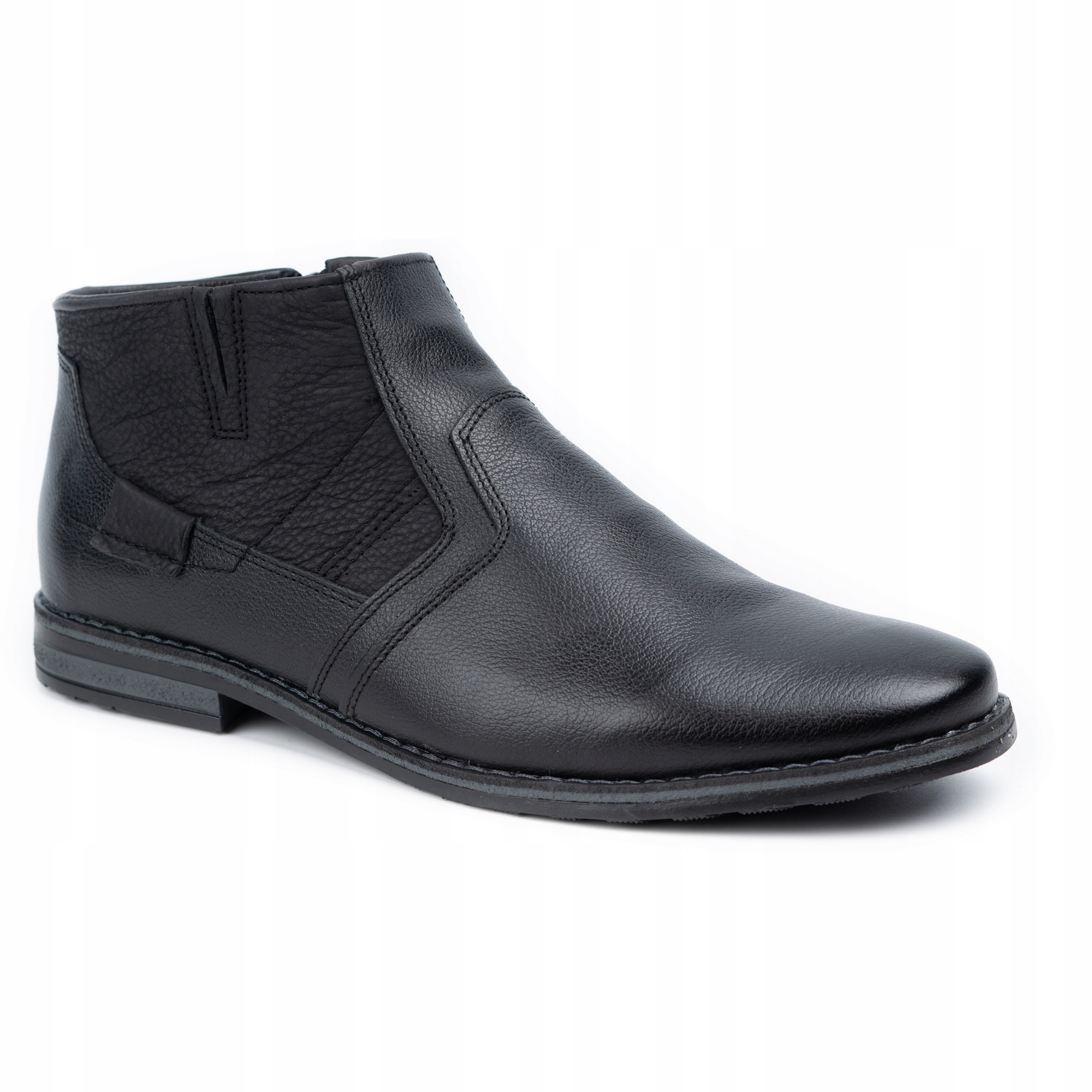 

Buty męskie sztyblety skóra zimowe 903KZ czarne 44
