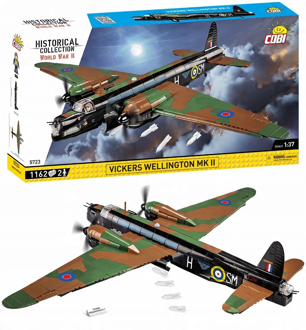 

Klocki Cobi 5723 Samolot Vickers Wellington Mk.ii