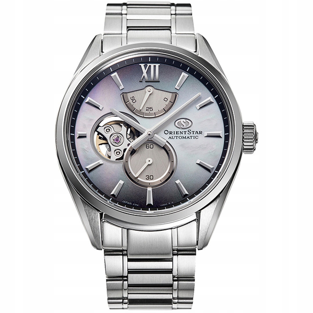 Pánské Hodinky Orient Star RE-BY0009A00B stříbrný náramek