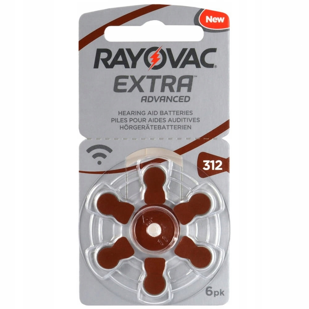 

Rayovac PR41 312 1,45V bateria słuchowa blis 6szt