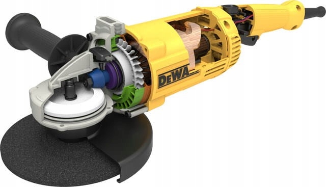 DWE496 Dewalt Mocna Szlifierka kątowa 230mm 2600W tylko 5.4kg