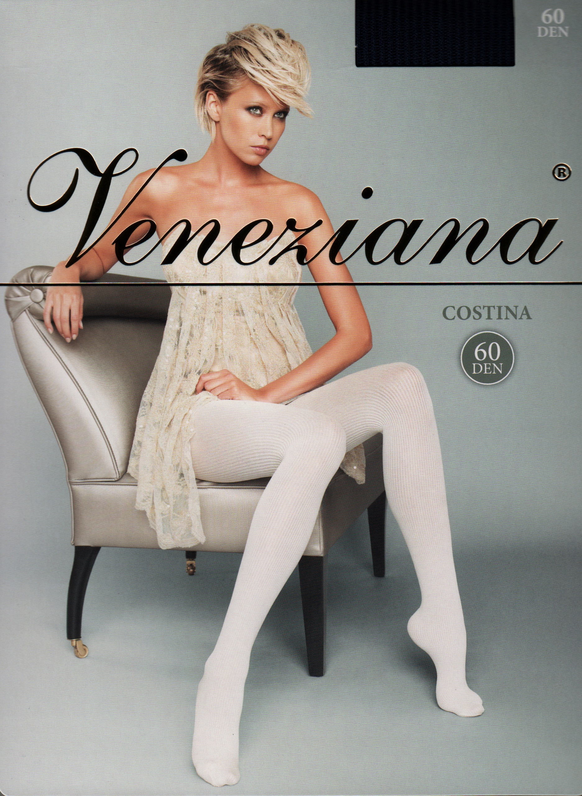 

rajstopy w prążki Veneziana Costina 60 den 2 S