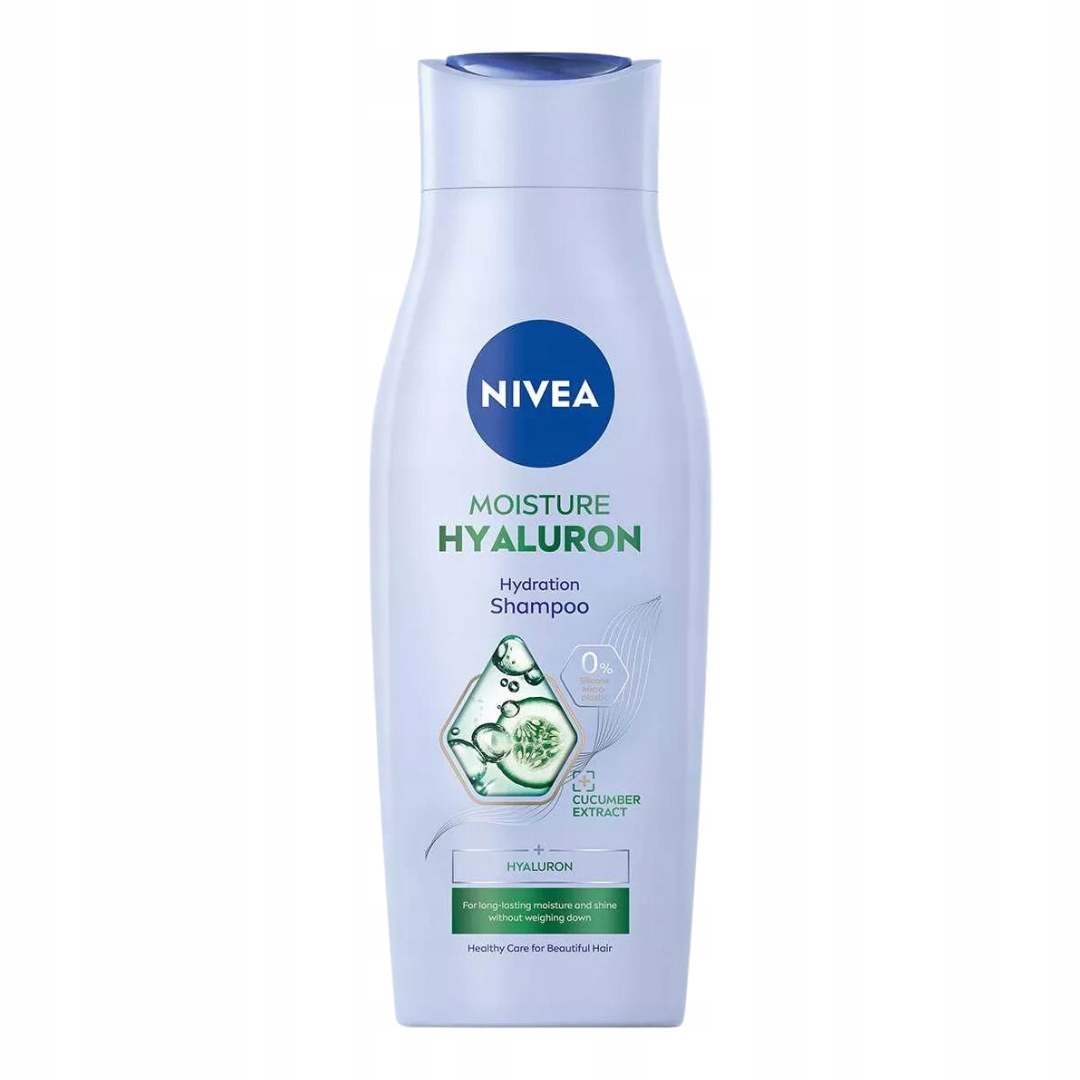 Szampon Do Włosów Nivea Moisture Hyaluron Nawilżający z Kwas Hialuronowy x2 EAN (GTIN) 9005800368900