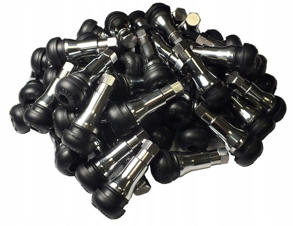 Ventilové ventily tr414 s Chromovanou vložkou 100 Ks