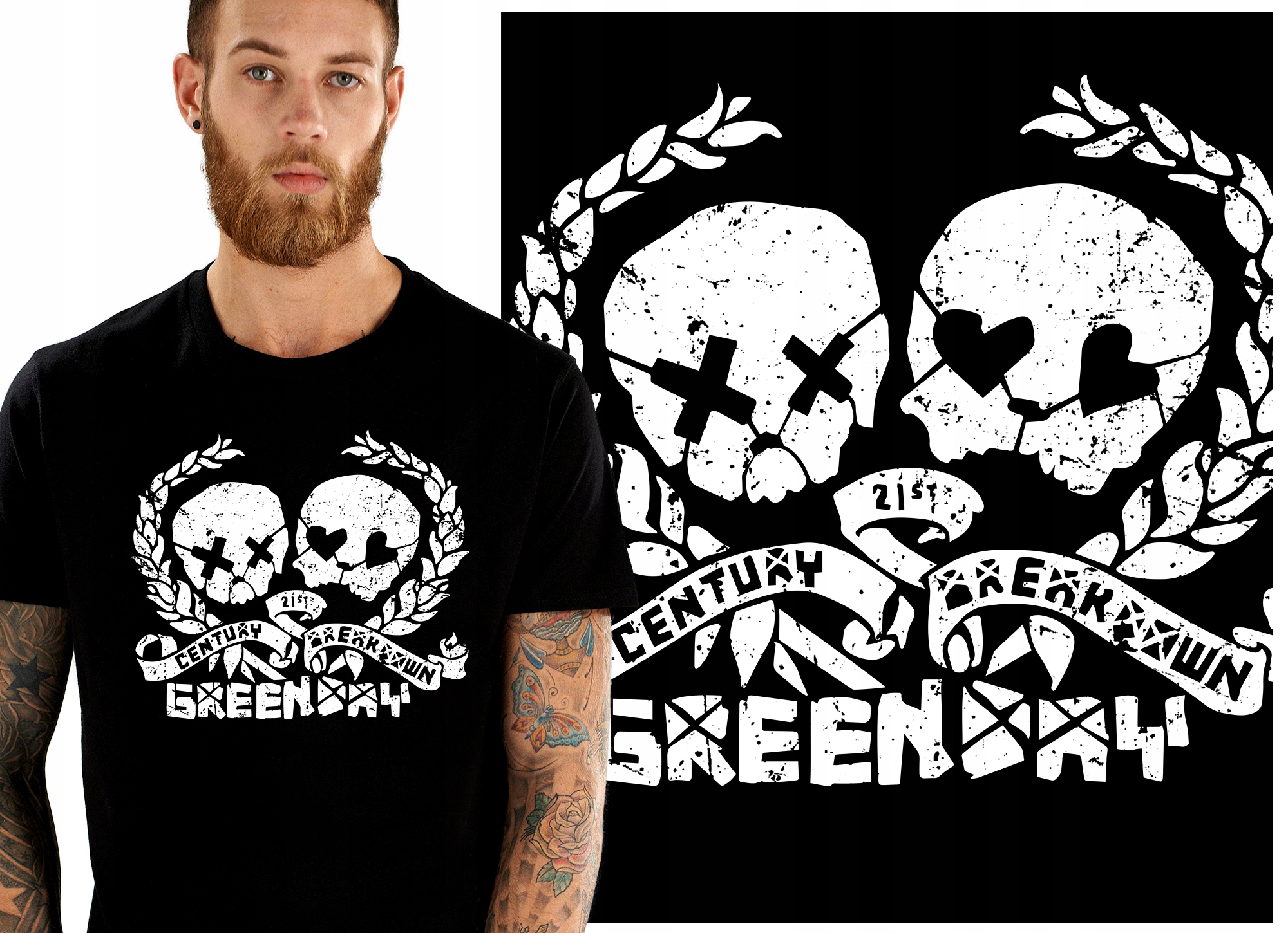 

Green Day Billie Mike Tre Punk Koszulka Męska XL