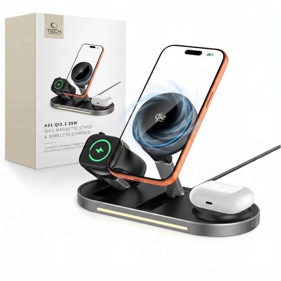 Tech-protect A51 Arcticboost 3IN1 Magnetic Magsafe Wireless Charger 25W