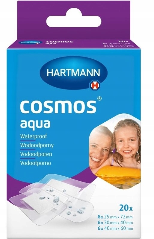 

Hartmann Cosmos aqua 20szt. plastry wodoodporne