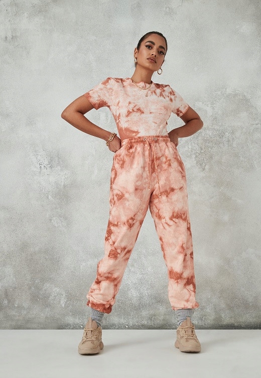 S72497 MISSGUIDED_MR6 BODY TIE DYE KRÓTKI RĘKAW_XS Płeć kobieta