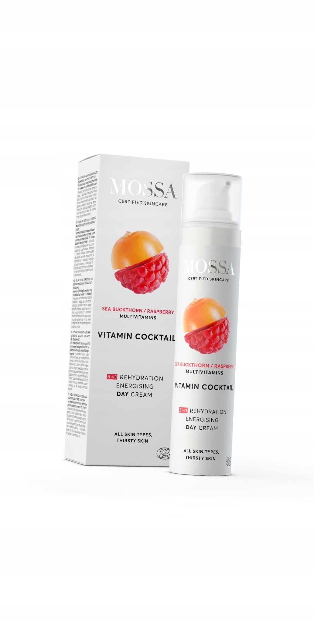 Multivitamínový denní krém s rakytníkem a malinou Mossa by Madara 50 ml
