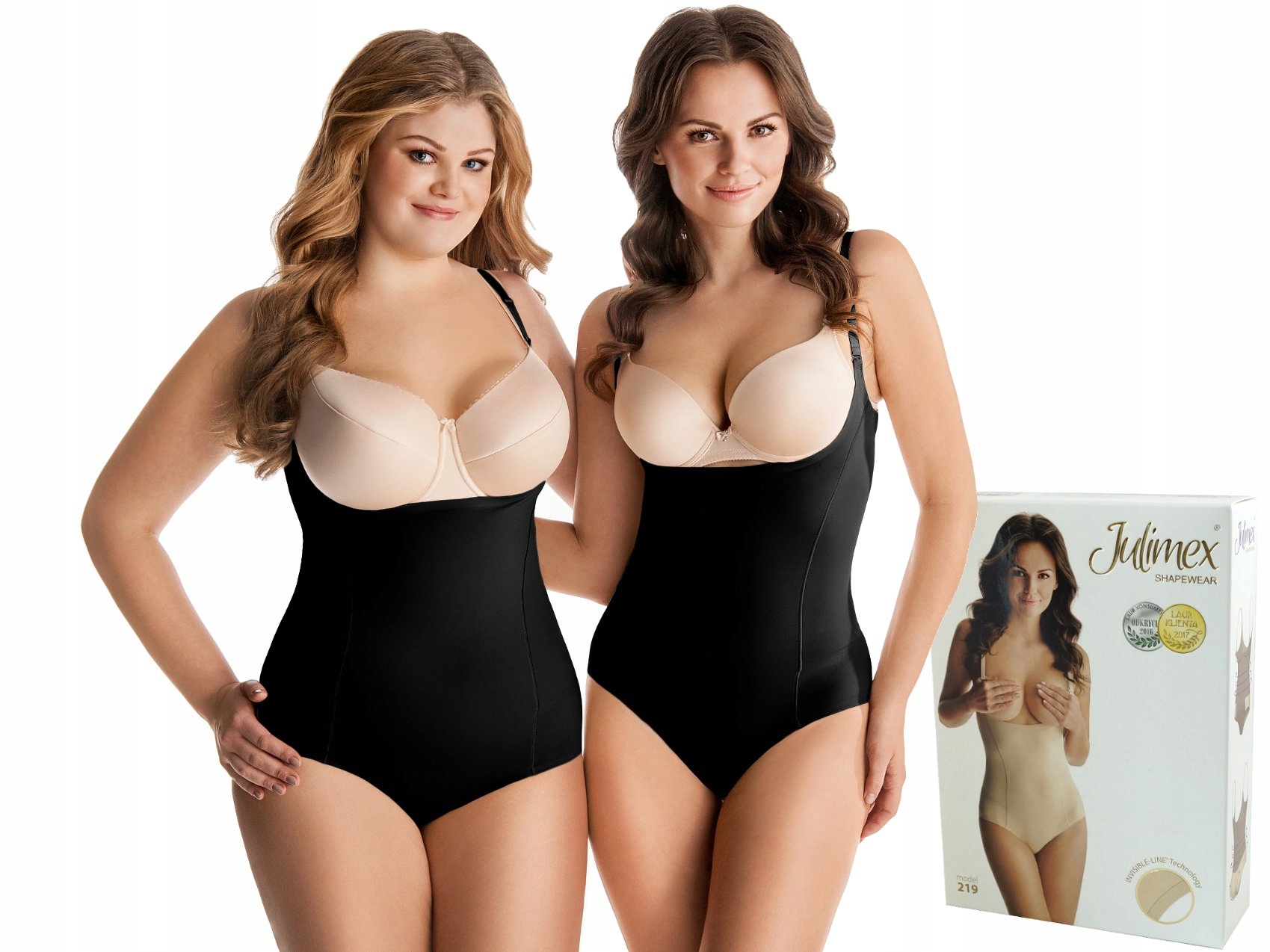 Body 219 zeštíhlující Bezešvé Julimex XXL