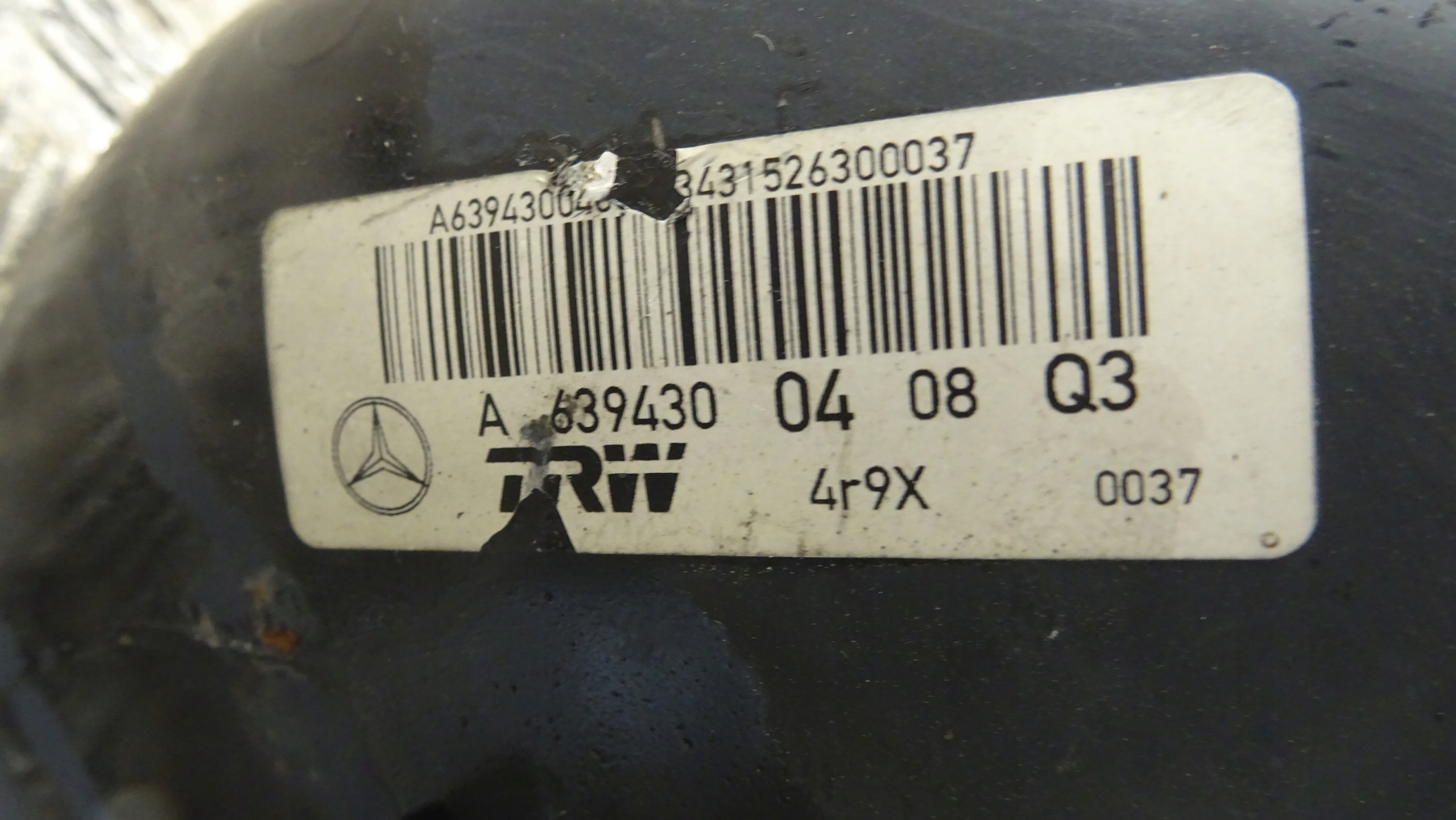 Mercedes-Benz OE A6394300408 servo Servofreno