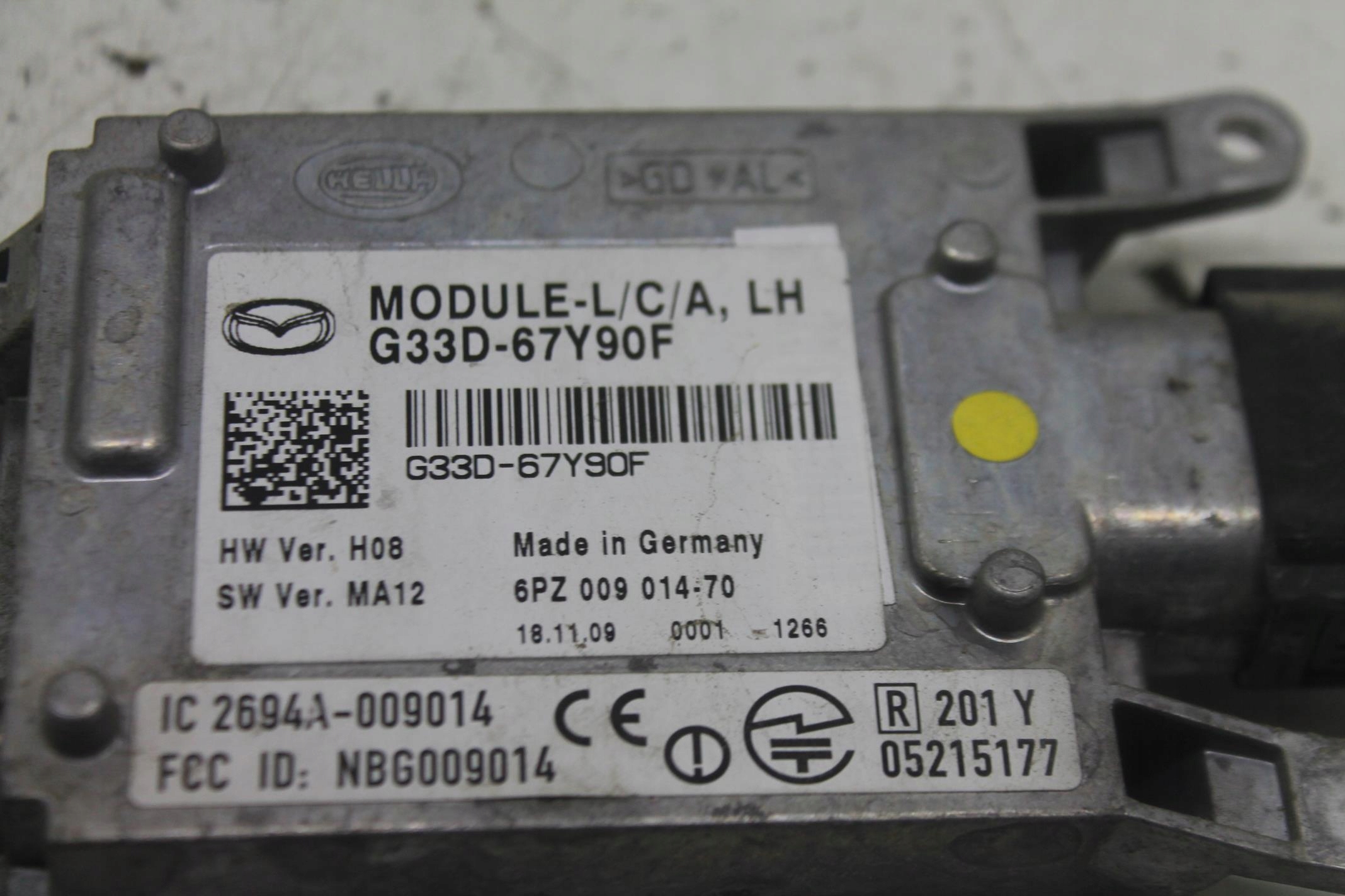module MARTWEGO POLA left rear part MAZDA 3 MPS II BL 2.3T G33D-67Y90F