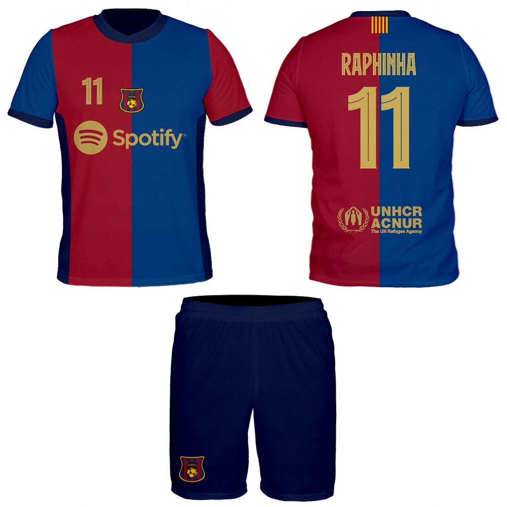 Raphinha Barcelona strój komplet rozmiar 128