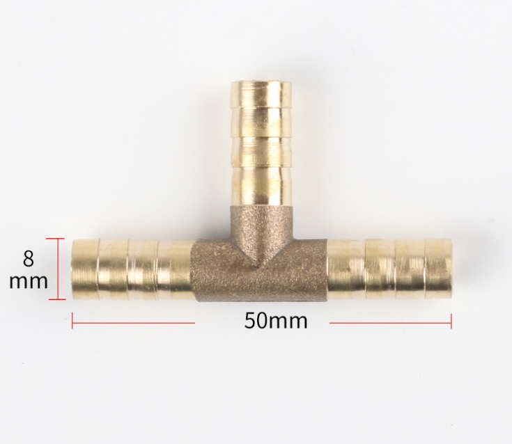 20Szt Mosiężny trójnik 6mm Typ samochodu Samochody osobowe