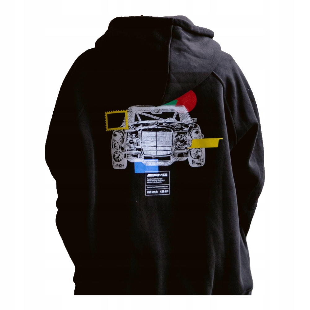 Mikina Mercedes Amg 300SEL #MilujemeMercedesy ušité v Polsku Duda-cars S