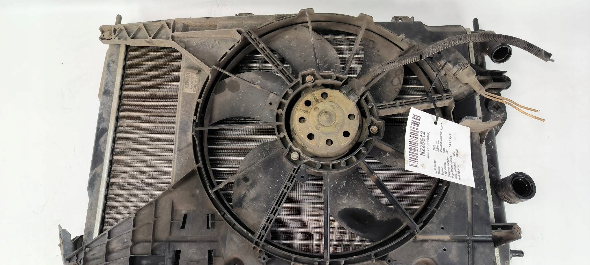 KOMPLET radiatore 1.6 RENAULT MEGANE SCENIC e LIFT
