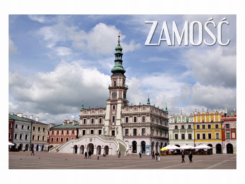 

Zamość Rynek Ratusz Plac Magnes na lodówkę