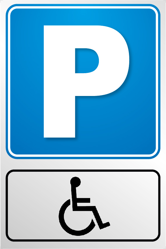 

Tabliczka Parking niepełnosprawnych Pcw 30x40