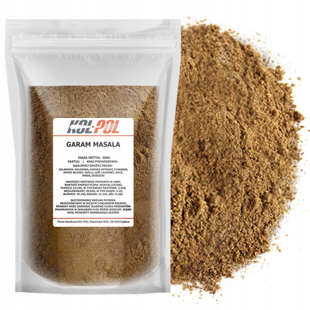 GARAM MASALA 200g Przyprawa aromatyczna jakość