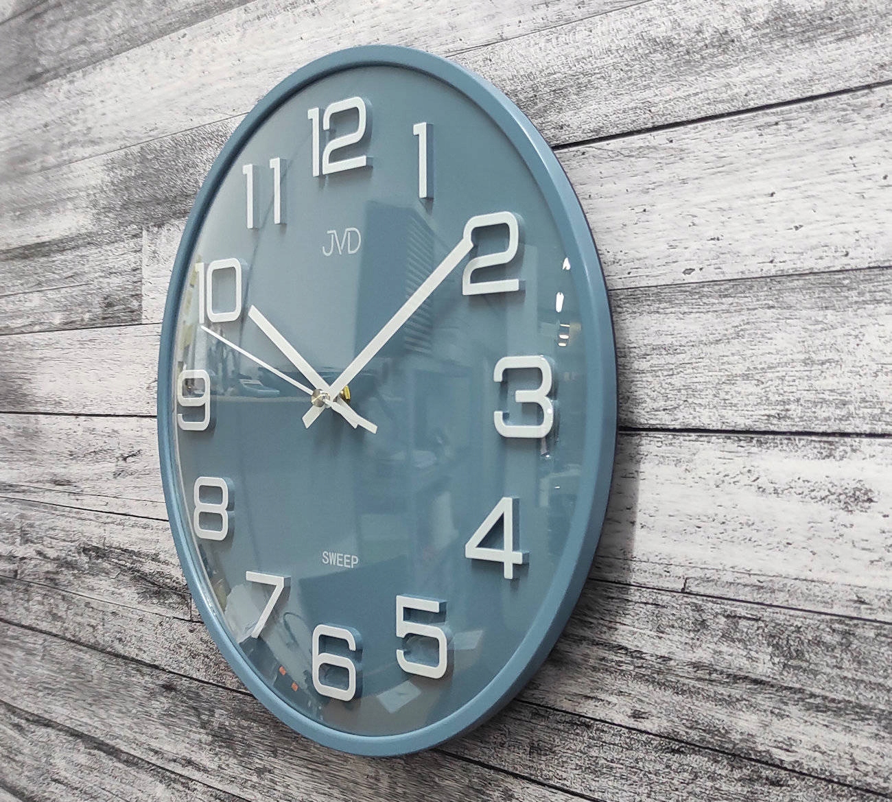 CZYTELNY CICHY ZEGAR ŚCIENNY JVD HX2472.4 31 cm Typ ścienny