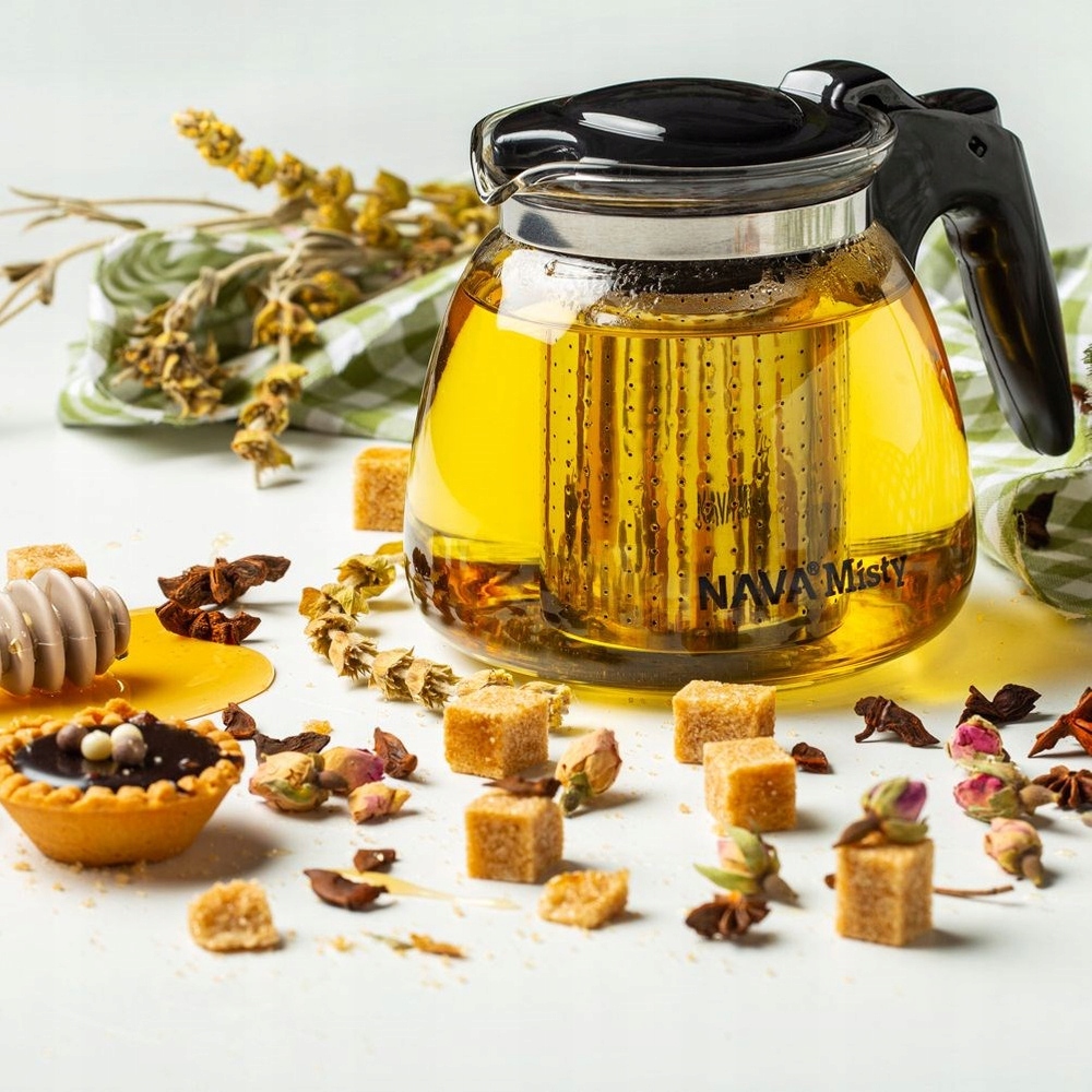 Dzbanek DZBANEK Z ZAPARZACZEM sitkiem imbryk do parzenia herbaty ziół 1,1L Przeznaczenie Do herbaty Do kawy