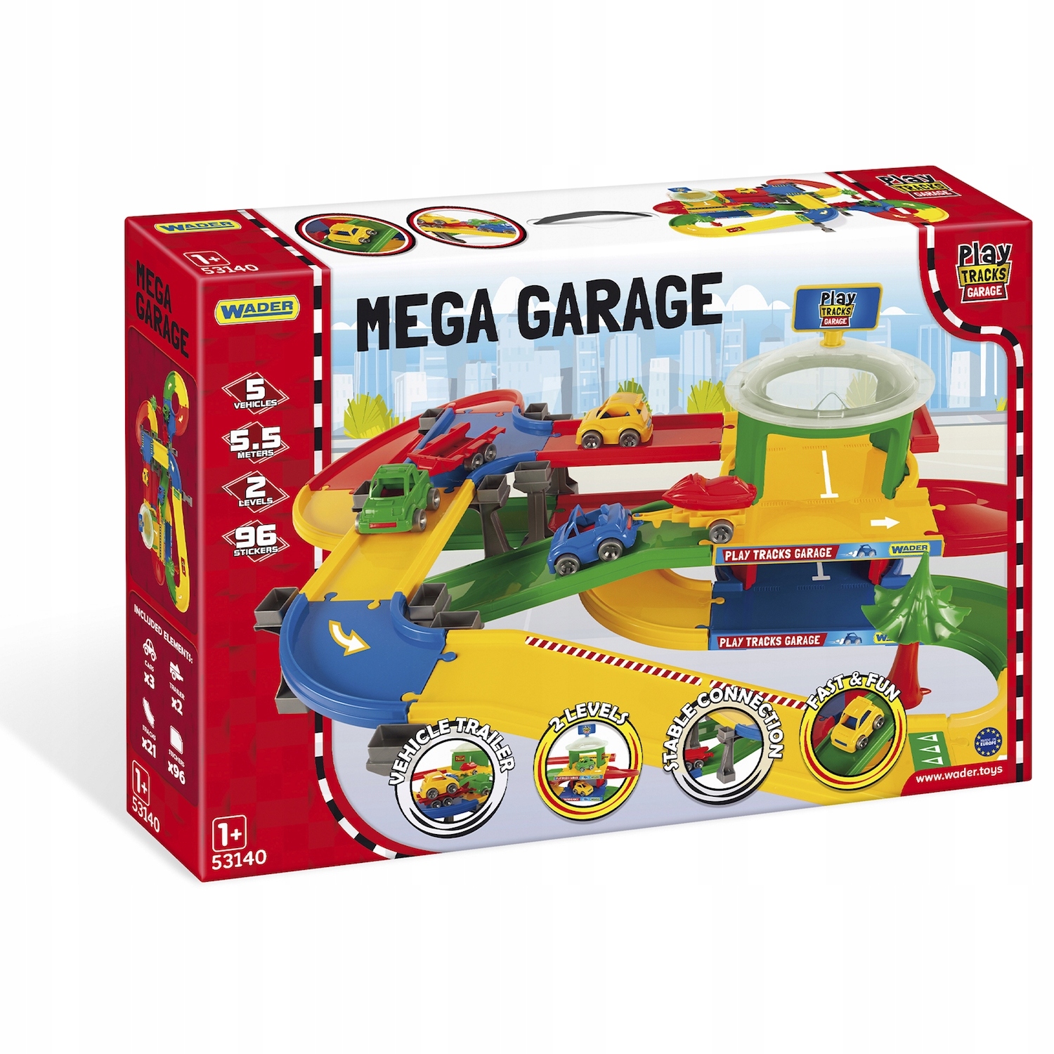 

Play Tracks Garage garaż z trasą Wader