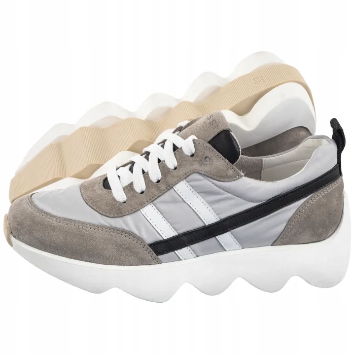 Boty Tenisky Polobotky Dámské Nessi Šedé 24590