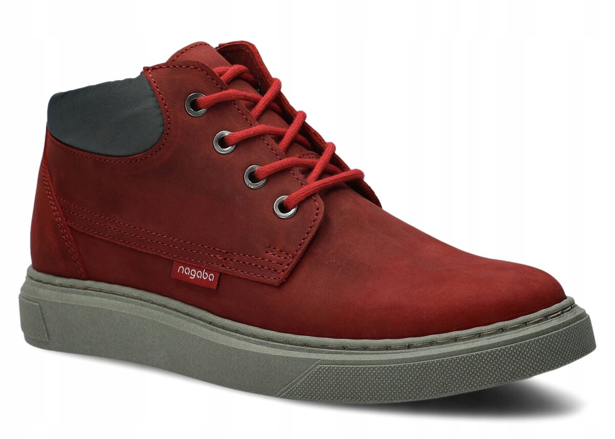 Nagaba 615 Červené Crazy Dámské Kotníkové Boty Velikost 36